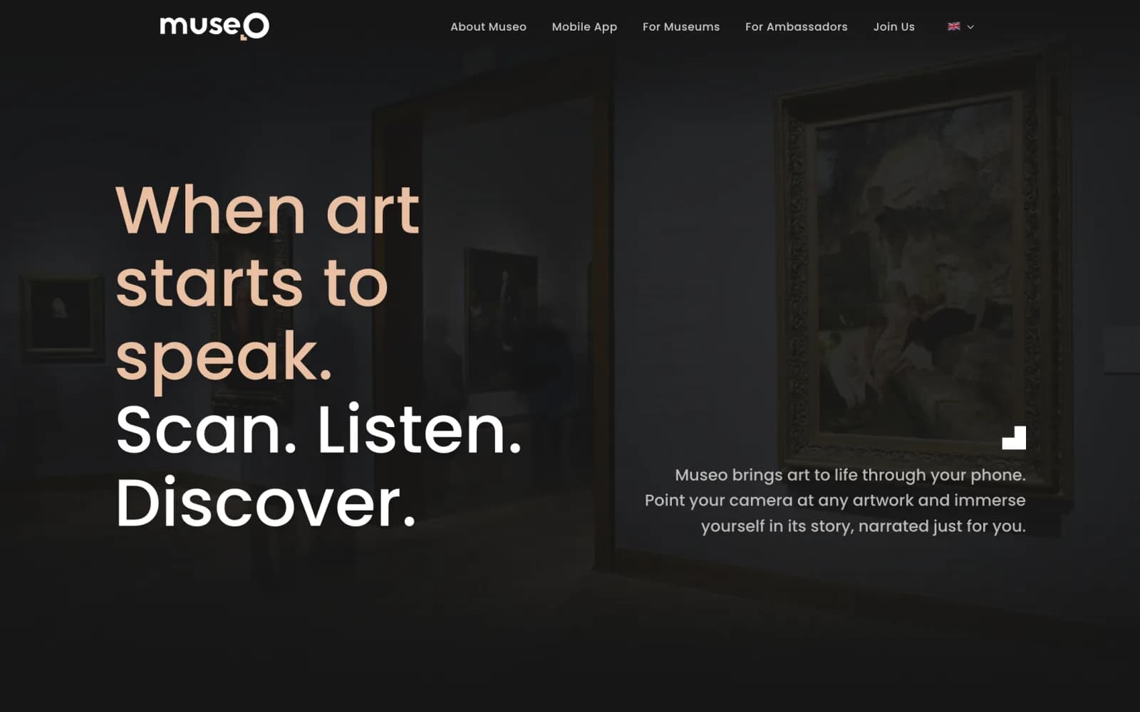 themuseo.ai - the Museo marketing website